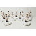 Subbuteo Andrew Table Soccer  USA 1930 World Cup Team on Classic Hasbro Bases
